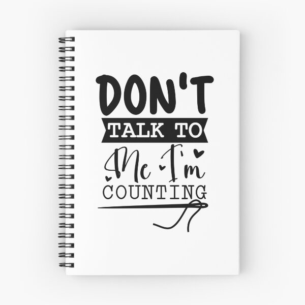 Item preview, Crocheting " don't talk to me i'm counting", crochetgirls, crocheting designed and sold by KAJNcrafts.