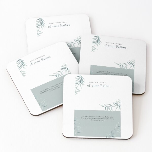 Item preview, condolences for dad, father, condolence wishes for loss of father designed and sold by helkav.