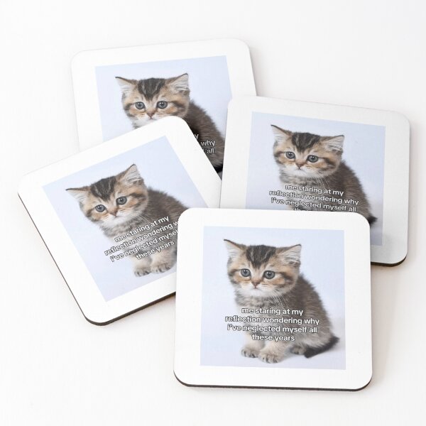 Item preview, Sad cat has neglected himself sadly designed and sold by YianniKaran.