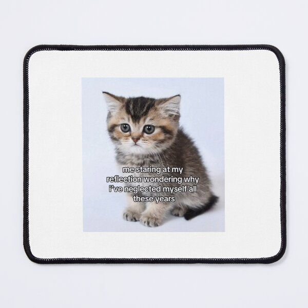 Item preview, Sad cat has neglected himself sadly designed and sold by YianniKaran.