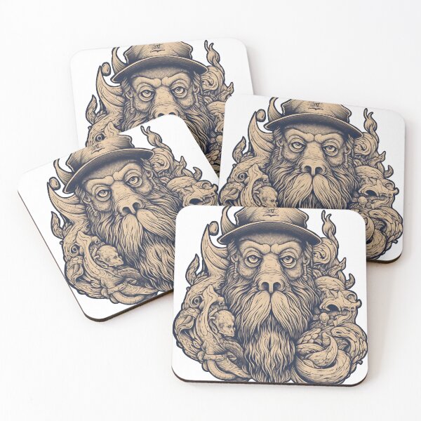 Item preview, Alucinación del león hipster designed and sold by AeonMind.