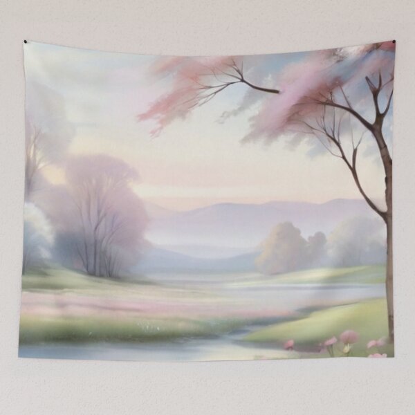 Item preview, light warm view filled with pastel colors designed and sold by mikaws.