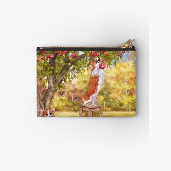 Item preview, Corgis recogiendo manzanas en el jardín designed and sold by Clitus.