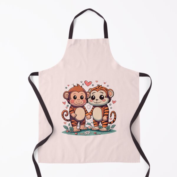 Item preview, Cute Monkey Couple designed and sold by Itsheartshop.