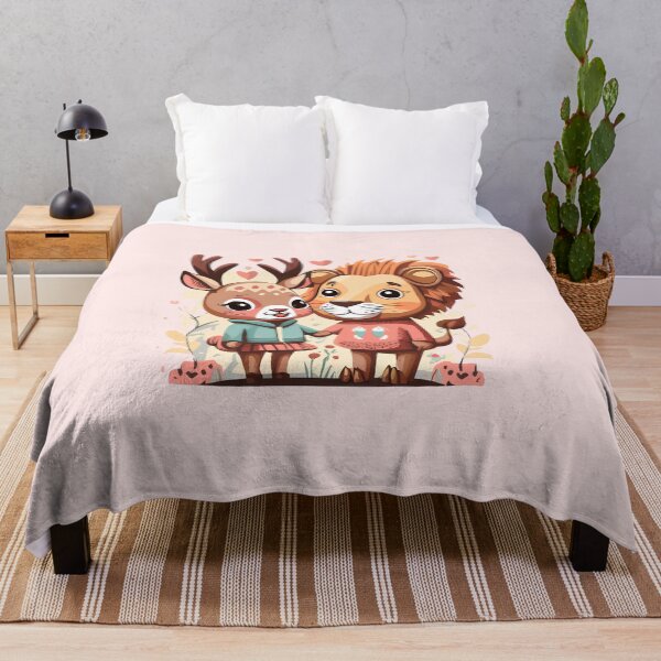 Item preview, Lion And Deer Love designed and sold by Itsheartshop.