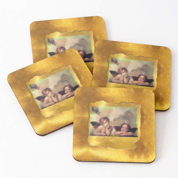 Item preview, Angels, Painting by Raphael Sanzio, with his Signature (ACCI)  designed and sold by VanyssaGraphics.