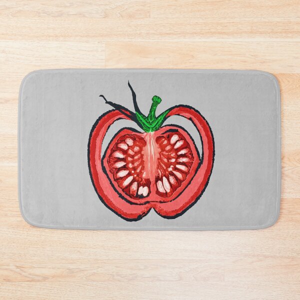 Item preview, Tomato cut in half with seeds inside designed and sold by Firas Aljazzar.