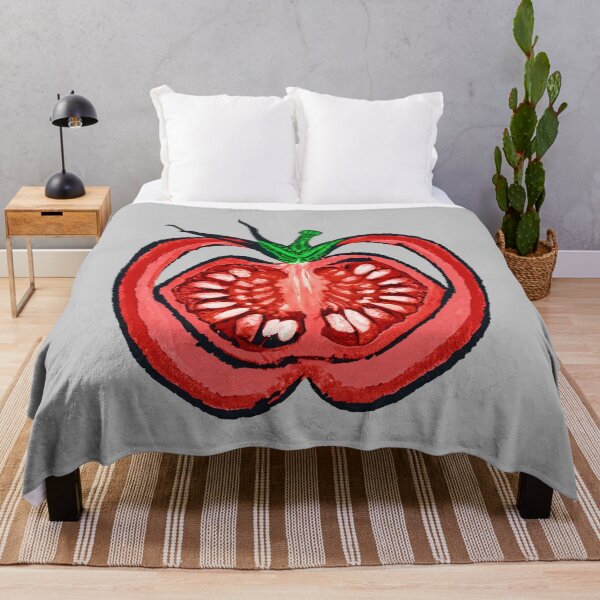 Item preview, Tomato cut in half with seeds inside designed and sold by Firas Aljazzar.