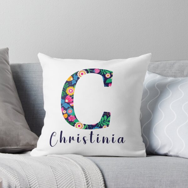 Item preview, Christina - Letter and flowers designed and sold by Anto59290.
