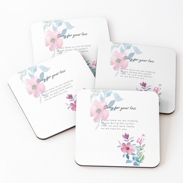 Item preview, condolence card for coworker, colleague designed and sold by helkav.