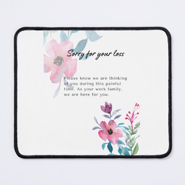 Item preview, condolence card for coworker, colleague designed and sold by helkav.