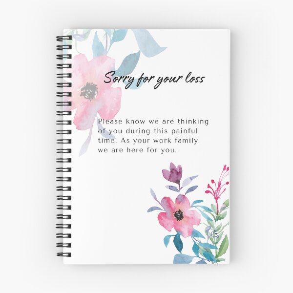 Item preview, condolence card for coworker, colleague designed and sold by helkav.