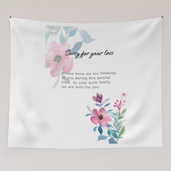 Item preview, condolence card for coworker, colleague designed and sold by helkav.