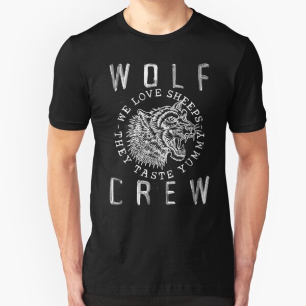 Wolf Crew - We Love Sheeps Slim Fit T-Shirt