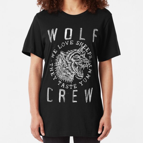 Wolf Crew - We Love Sheeps Slim Fit T-Shirt