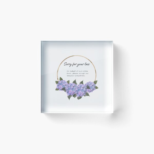 Item preview, condolence card for coworker, colleague designed and sold by helkav.