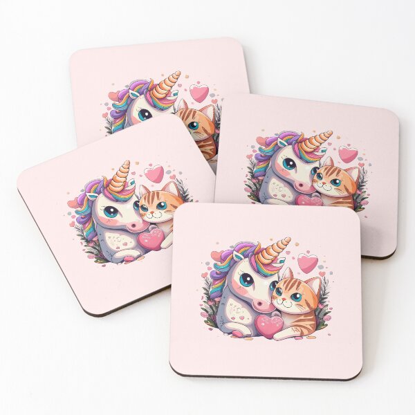 Item preview, Cat And Unicorn Love designed and sold by Itsheartshop.