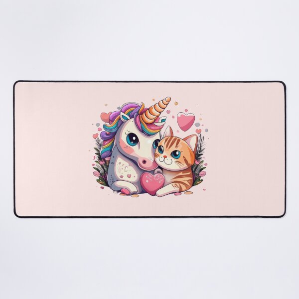 Item preview, Cat And Unicorn Love designed and sold by Itsheartshop.