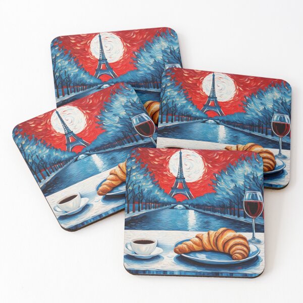 Item preview, Paris with red wine designed and sold by JackFreestone.