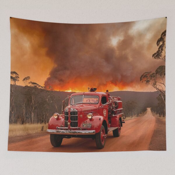 Item preview, Fires: A fictional series of Australian Bushfires 007 designed and sold by TheHotEnd.