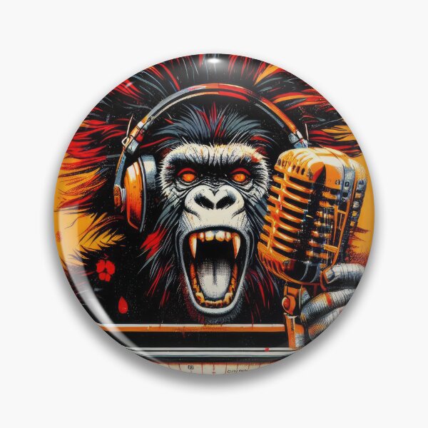 Item preview, Gorilla Broadcast Radio designed and sold by Andy Gambino Art.