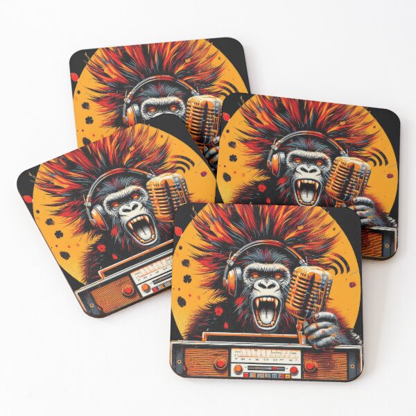 Item preview, Gorilla Broadcast Radio designed and sold by Andy Gambino Art.