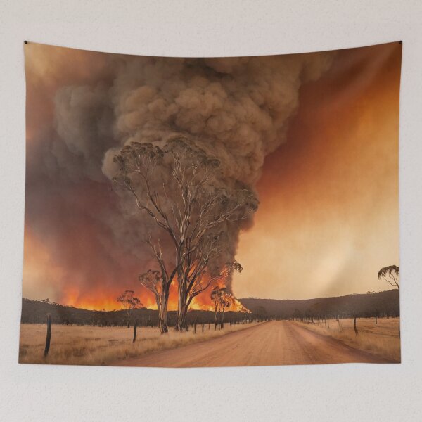 Item preview, Fires: A fictional series of Australian Bushfires 006 designed and sold by TheHotEnd.