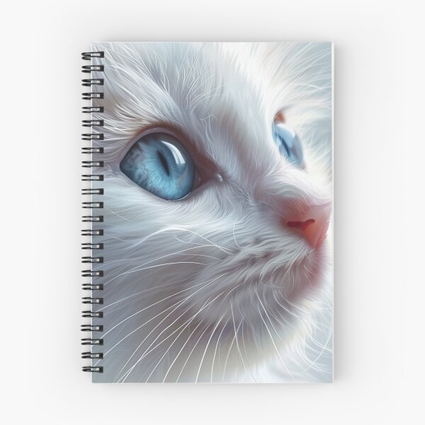 Item preview, White Cat Closeup designed and sold by Petschar.
