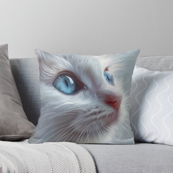 Item preview, White Cat Closeup designed and sold by Petschar.