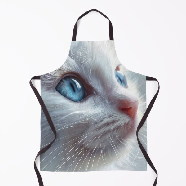 Item preview, White Cat Closeup designed and sold by Petschar.