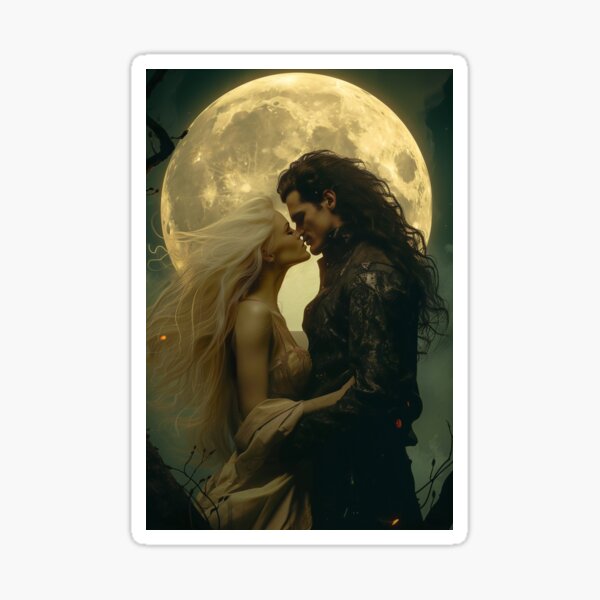 Item preview, Embrace Under the Moonlit Enchantment designed and sold by oanaunciuleanu.
