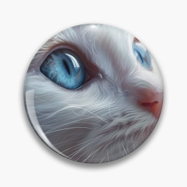Item preview, White Cat Closeup designed and sold by Petschar.