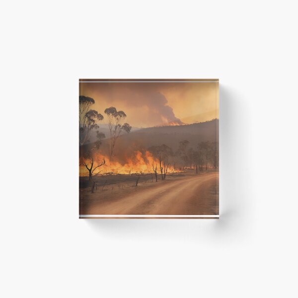 Item preview, Fires: A fictional series of Australian Bushfires 005 designed and sold by TheHotEnd.