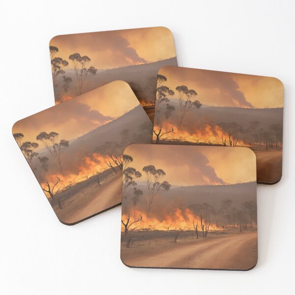 Item preview, Fires: A fictional series of Australian Bushfires 005 designed and sold by TheHotEnd.