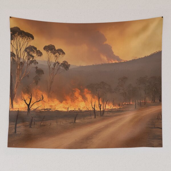 Item preview, Fires: A fictional series of Australian Bushfires 005 designed and sold by TheHotEnd.