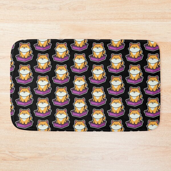 Item preview, Cute Cartoon animal-Chub Cat in Litter Box designed and sold by Design_for_merch.