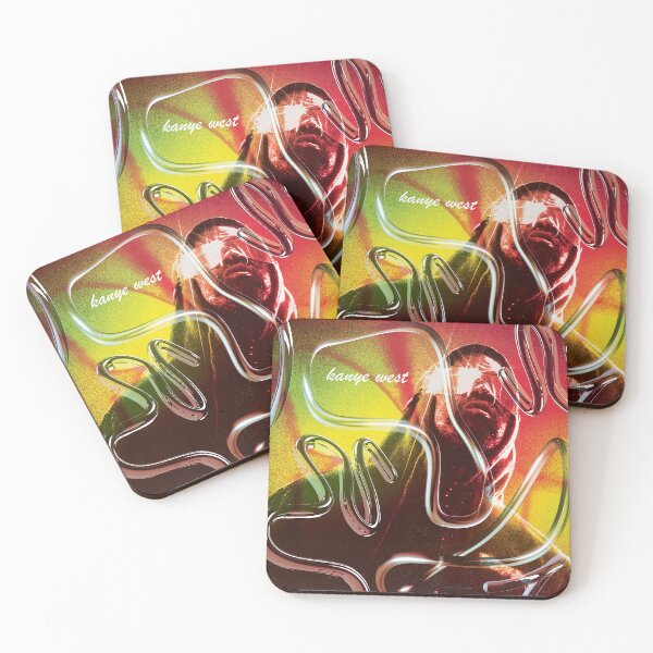 Item preview, Retrato trippy de Kanye West designed and sold by StudioSnehaSomani4.
