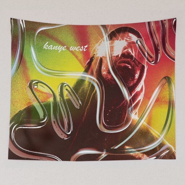 Item preview, Trippy Kanye West Portrait designed and sold by StudioSnehaSomani4.
