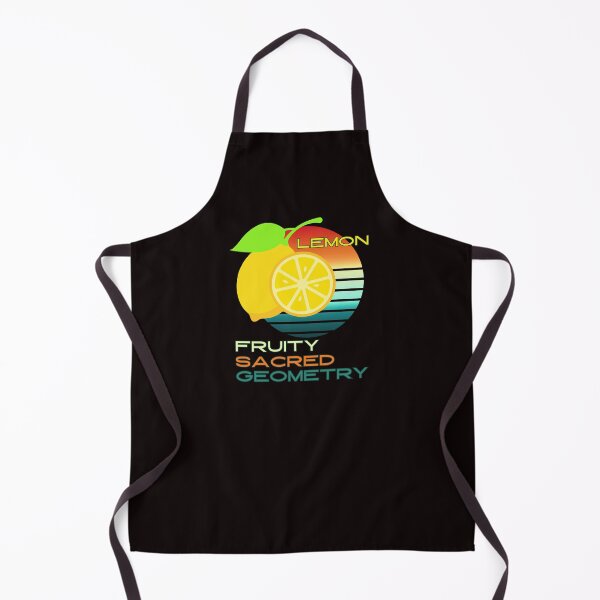 Item preview, Lemon Fruity Sacred Geometry Retro Sunset Fruit Fruitarian Spiritual Nature designed and sold by HelenGie.