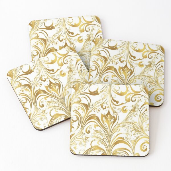 Item preview, Gold themed design, luxurious patterns designed and sold by CoolPixels.