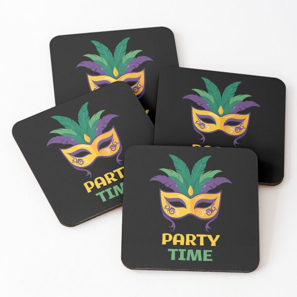 Artikelvorschau, Party Zeit. Karnevalsmaske für Karneval. entworfen und verkauft von twisted-dot.