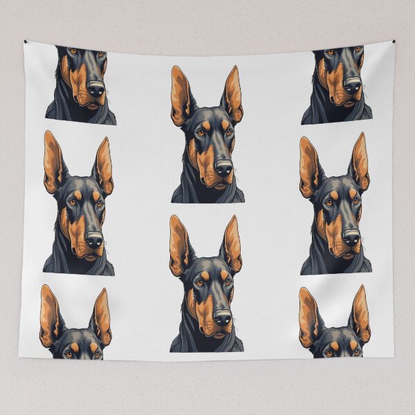 Item preview, Natural Ear Doberman, True Form, Blue and Tan designed and sold by FawShop.