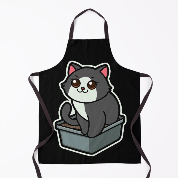 Item preview, Cute Cartoon animal-Cute Cat in Litter Box designed and sold by Design_for_merch.