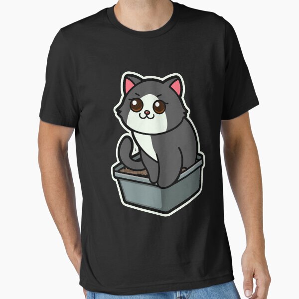 Item preview, Cute Cartoon animal-Cute Cat in Litter Box designed and sold by Design_for_merch.