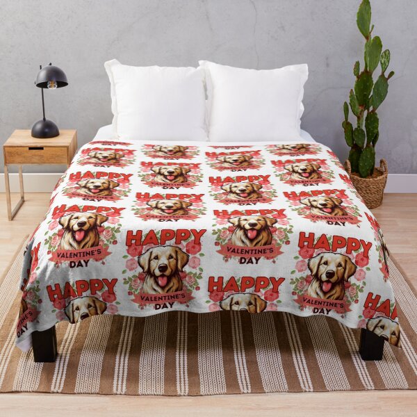 Item preview, Happy valentine's day - with dog designed and sold by natzeroART.