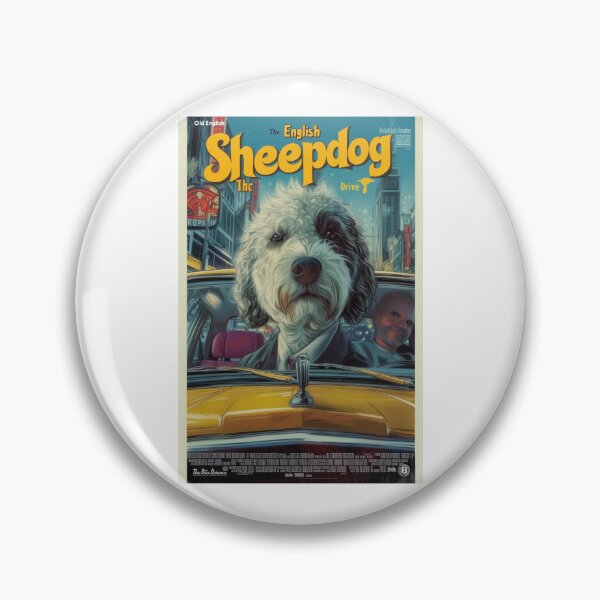 Item preview, Viejo perro pastor inglés el CARTEL DE LA PELÍCULA designed and sold by forget45studio.