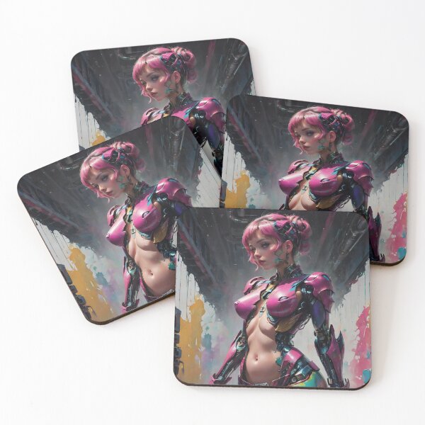 Item preview, Droid Pink Girl designed and sold by OldschoolCrew.
