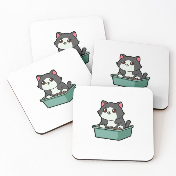Item preview, Cute Cartoon animal-Kittens in Litter Box designed and sold by Design_for_merch.