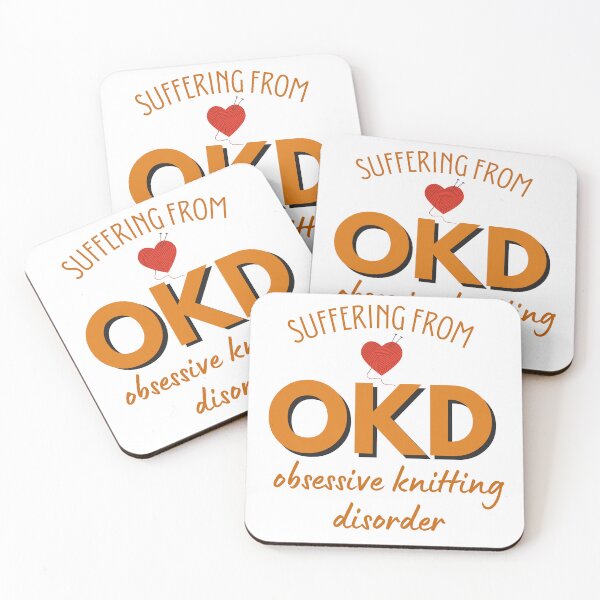 Item preview, Obsessive Knitting Disorder / OKD T-Shirt and Sticker designed and sold by DiverseDazzle.
