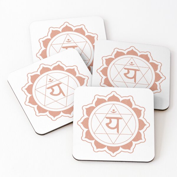 Item preview, Heart Chakra Mandala - Snow + Coral designed and sold by Irene Estelle.